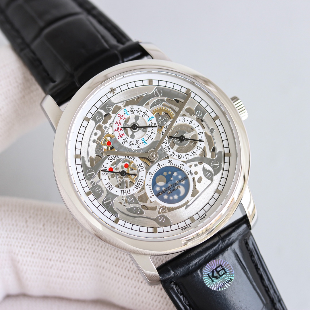 Vacheron Constantin Watch 41mm White / Rose Gold - watch0298 - Image 2