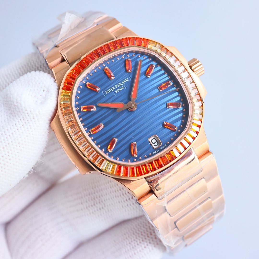 Patek Philippe Nautilus 35.2mm Rose Gold - watch0315 - Image 2