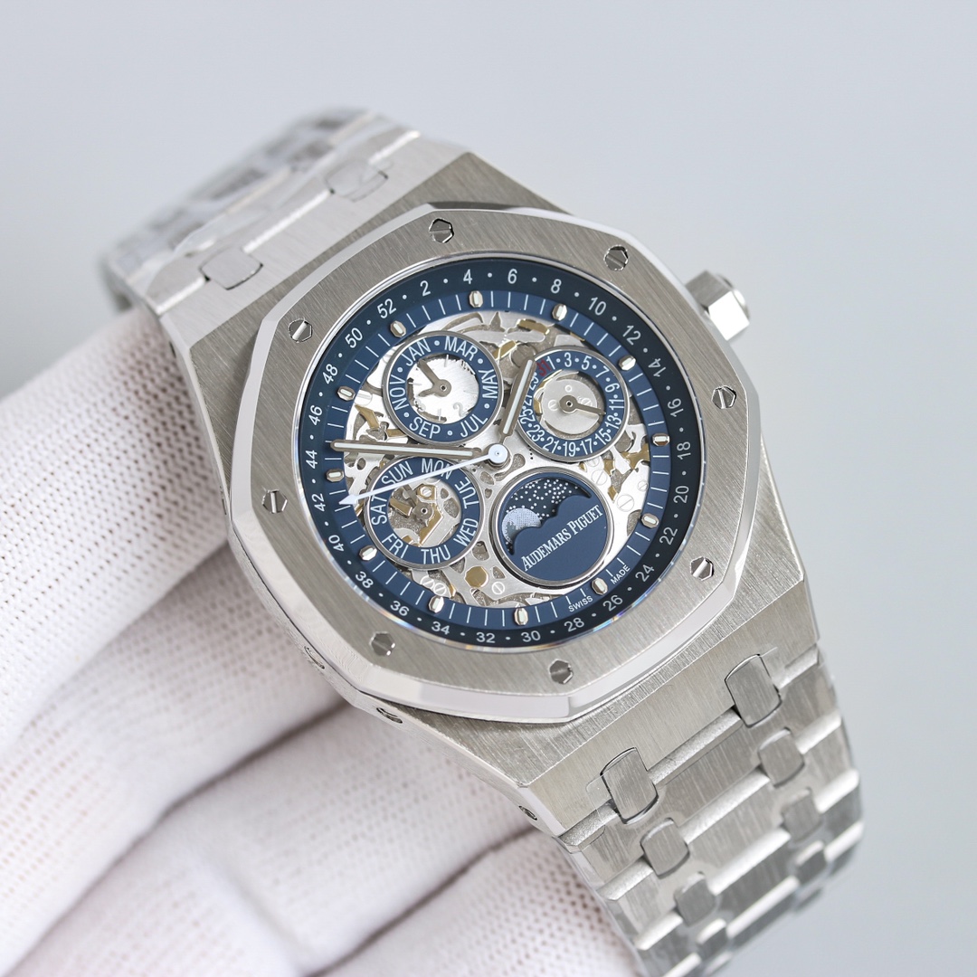 Audemars Piguet Royal Oak 41mm White / Silver - watch0318 - Image 2