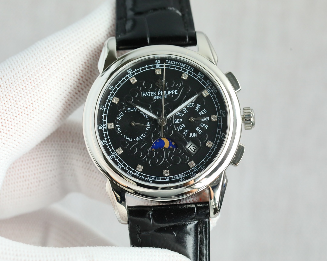 Patek Philippe Watch 41mm Silver - watch0326 - Image 2
