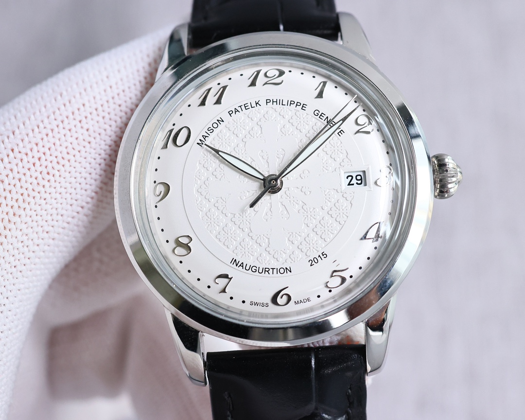 Patek Philippe Watch 40mm White / Rose Gold - watch0328 - Image 2