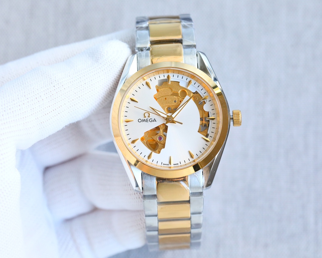 Omega Watch 40mm Silver - watch0332 - Image 2