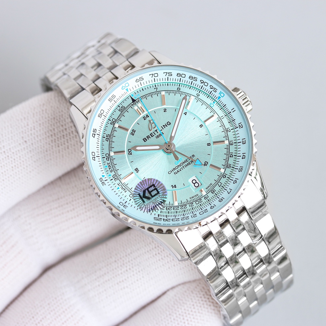 Breitling Navitimer 41mm Silver - watch0359 - Image 2