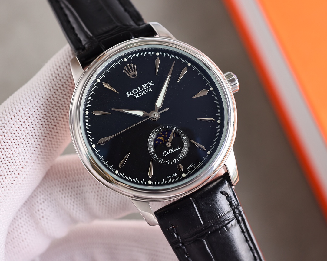Rolex Watch 40mm Silver - watch0380 - Image 2