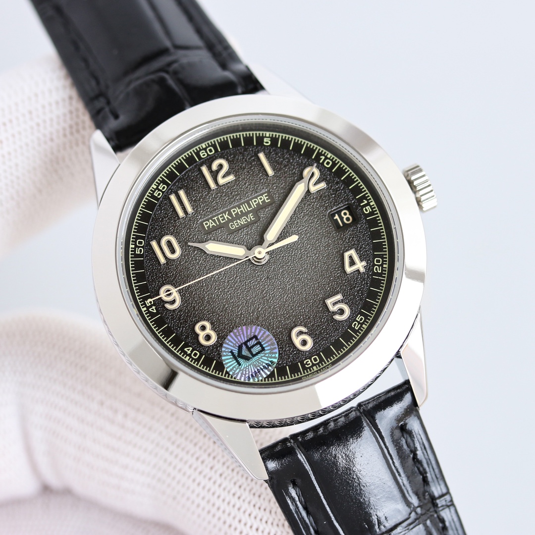 Patek Philippe Watch 40mm Black / Gray - watch0397 - Image 2