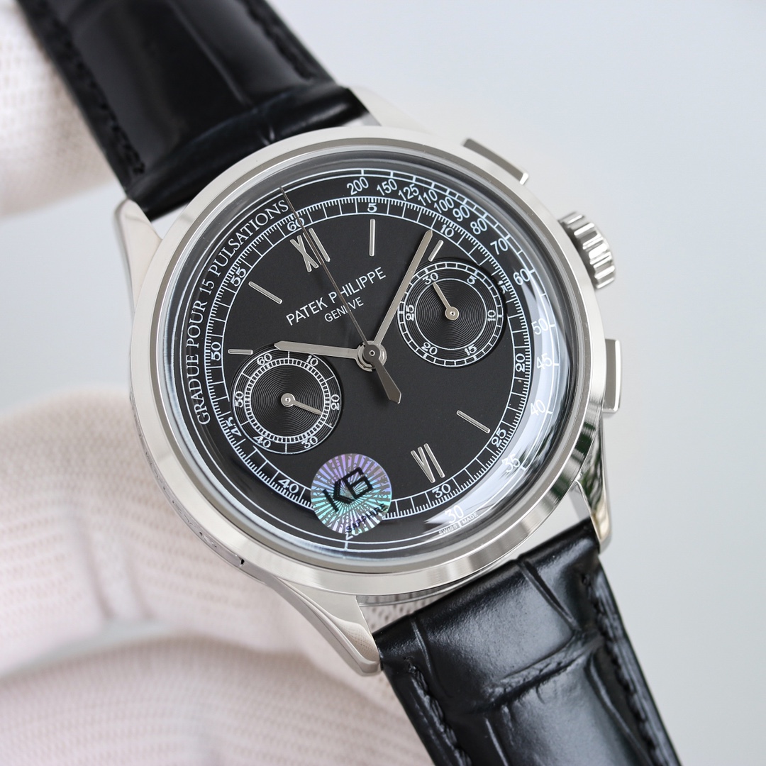 Patek Philippe Watch 42mm White / Gold - watch0398 - Image 2