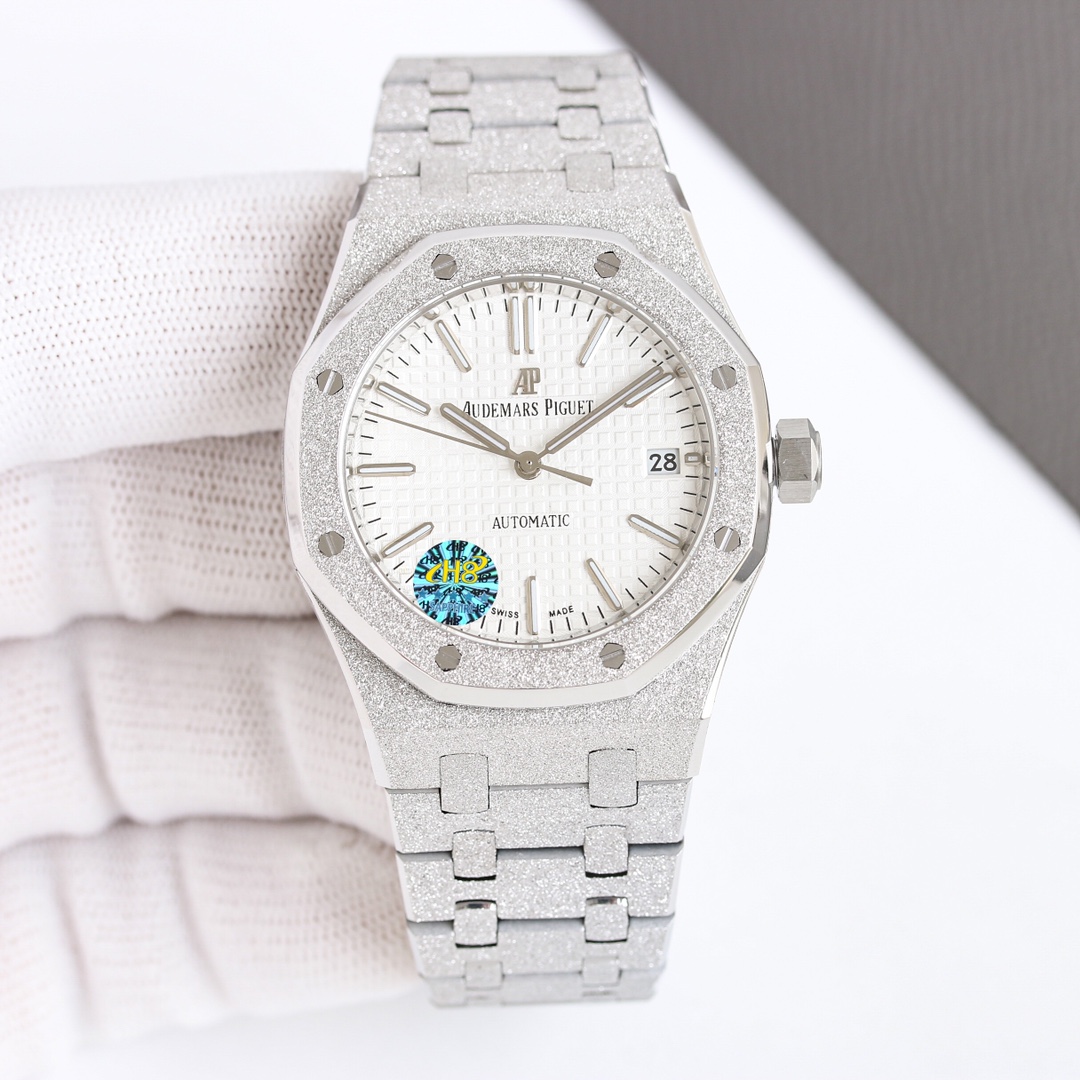 Audemars Piguet Royal Oak White / Gold - watch0401 - Image 2
