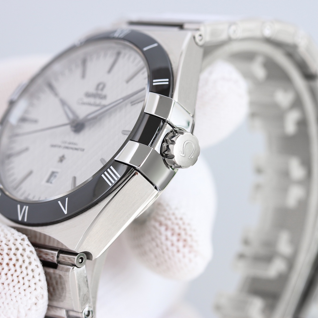Omega Constellation 41mm Silver - watch0407 - Image 2