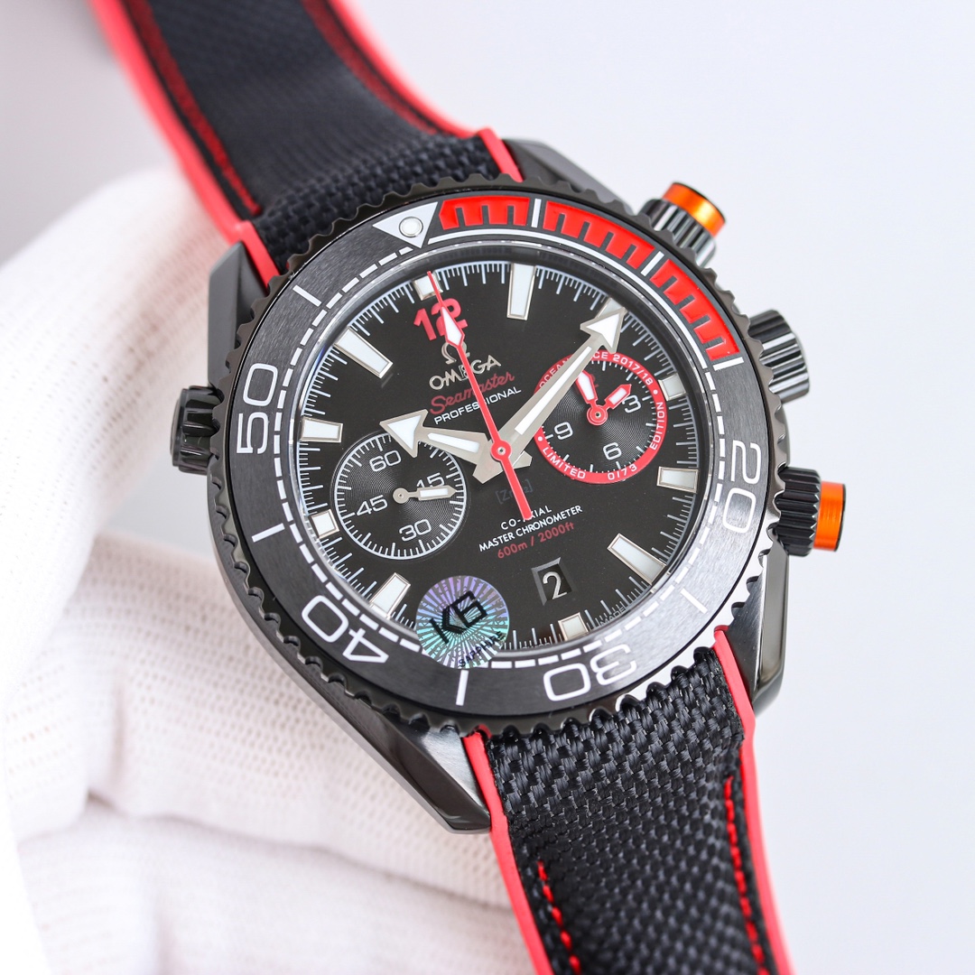 Rolex Watch 45.5mm Black / White - watch0408 - Image 2