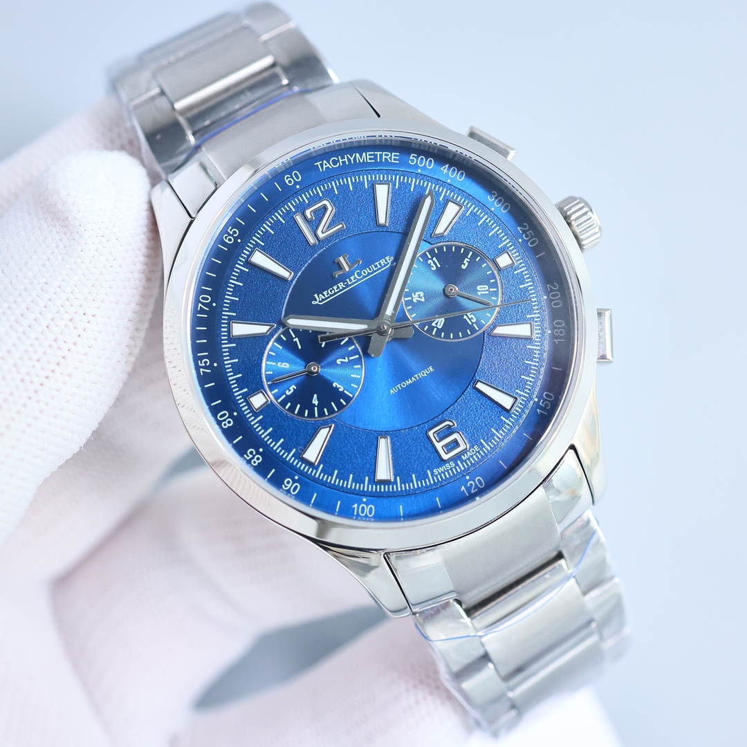 Jaeger-LeCoultre Watch 42mm Rose Gold / Silver - watch0417 - Image 2