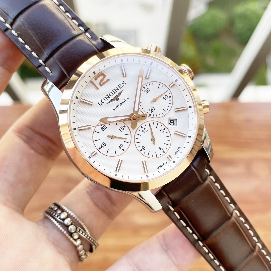Longines Watch 42mm White / Blue - watch0426 - Image 2