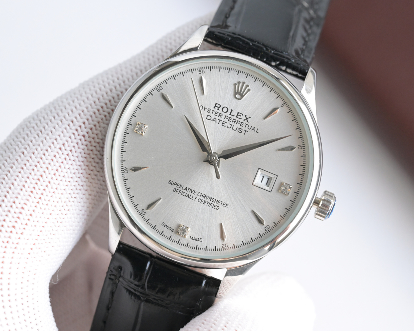 Rolex Watch 40mm White / Rose Gold - watch0429 - Image 2