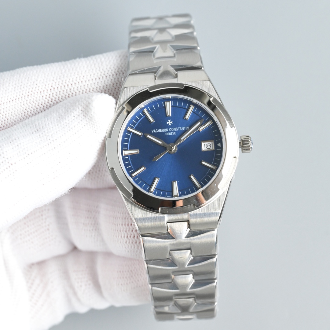 Vacheron Constantin Overseas 33mm White / Rose Gold - watch0432 - Image 2