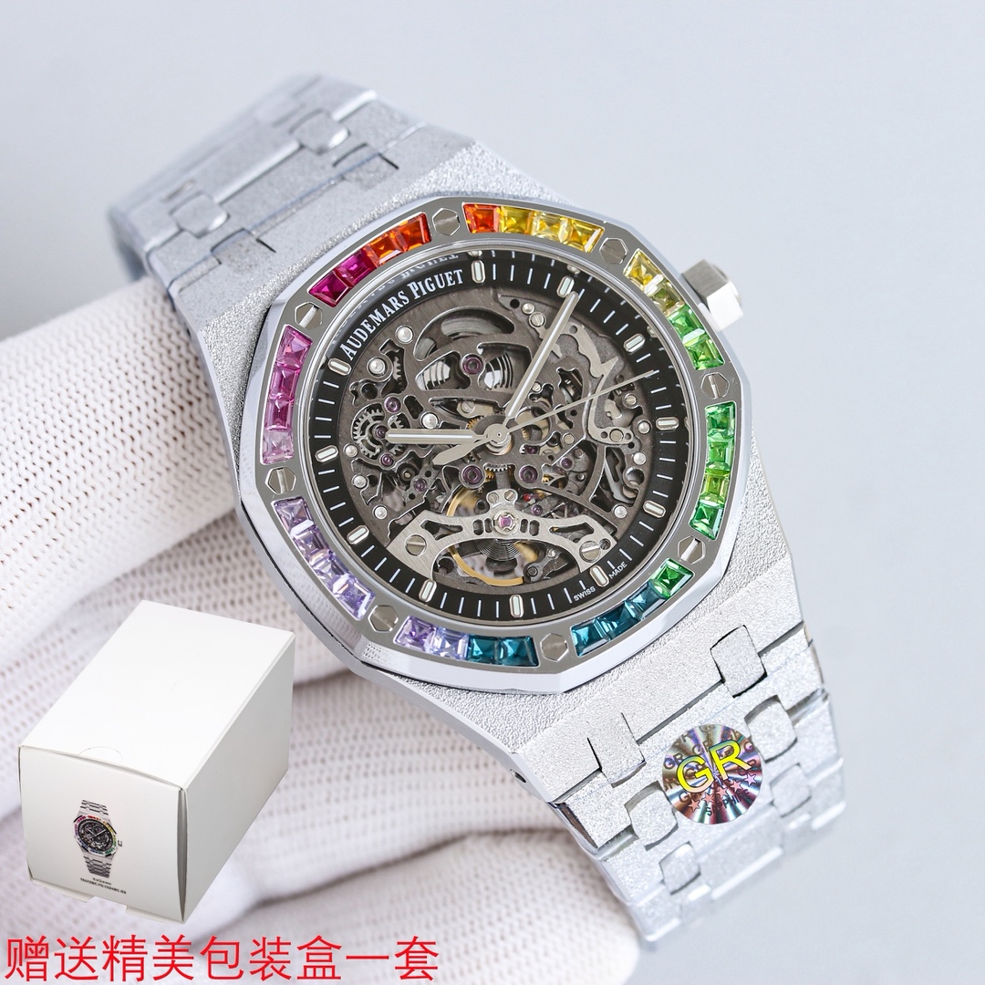 Audemars Piguet Royal Oak 41mm Rose Gold / Silver - watch0442 - Image 2