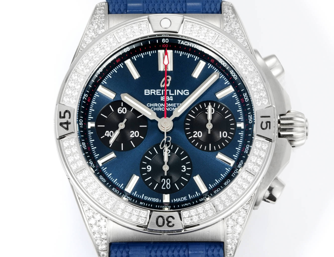 Breitling Watch 42mm Silver - watch0446 - Image 2