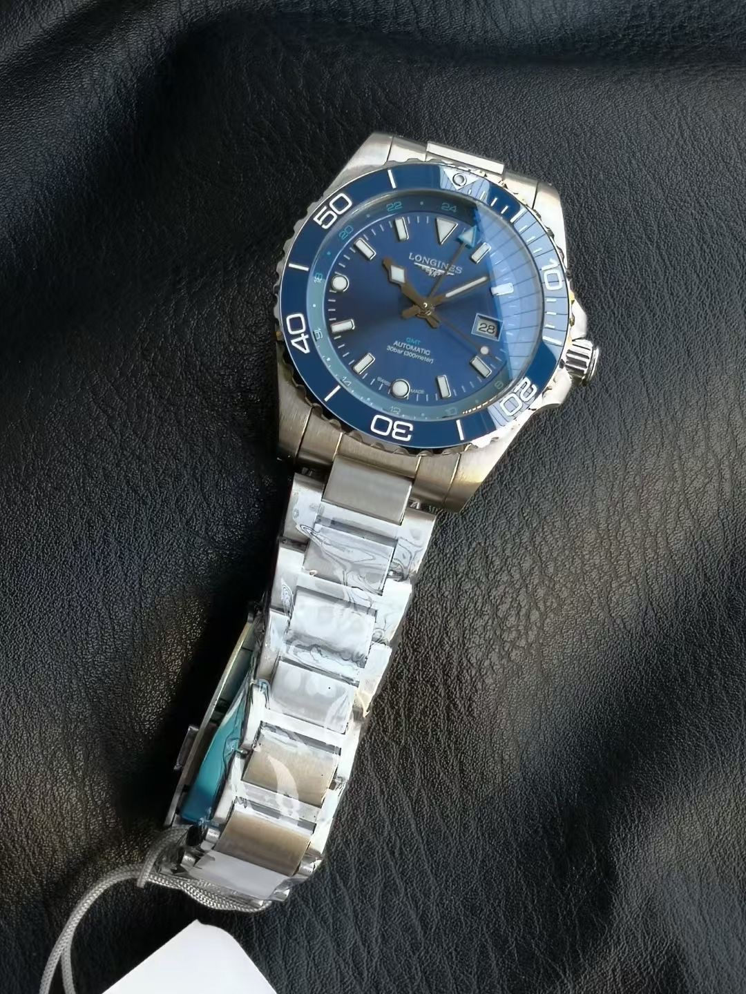 Longines Conquest 41mm Black / Blue - watch0463 - Image 2