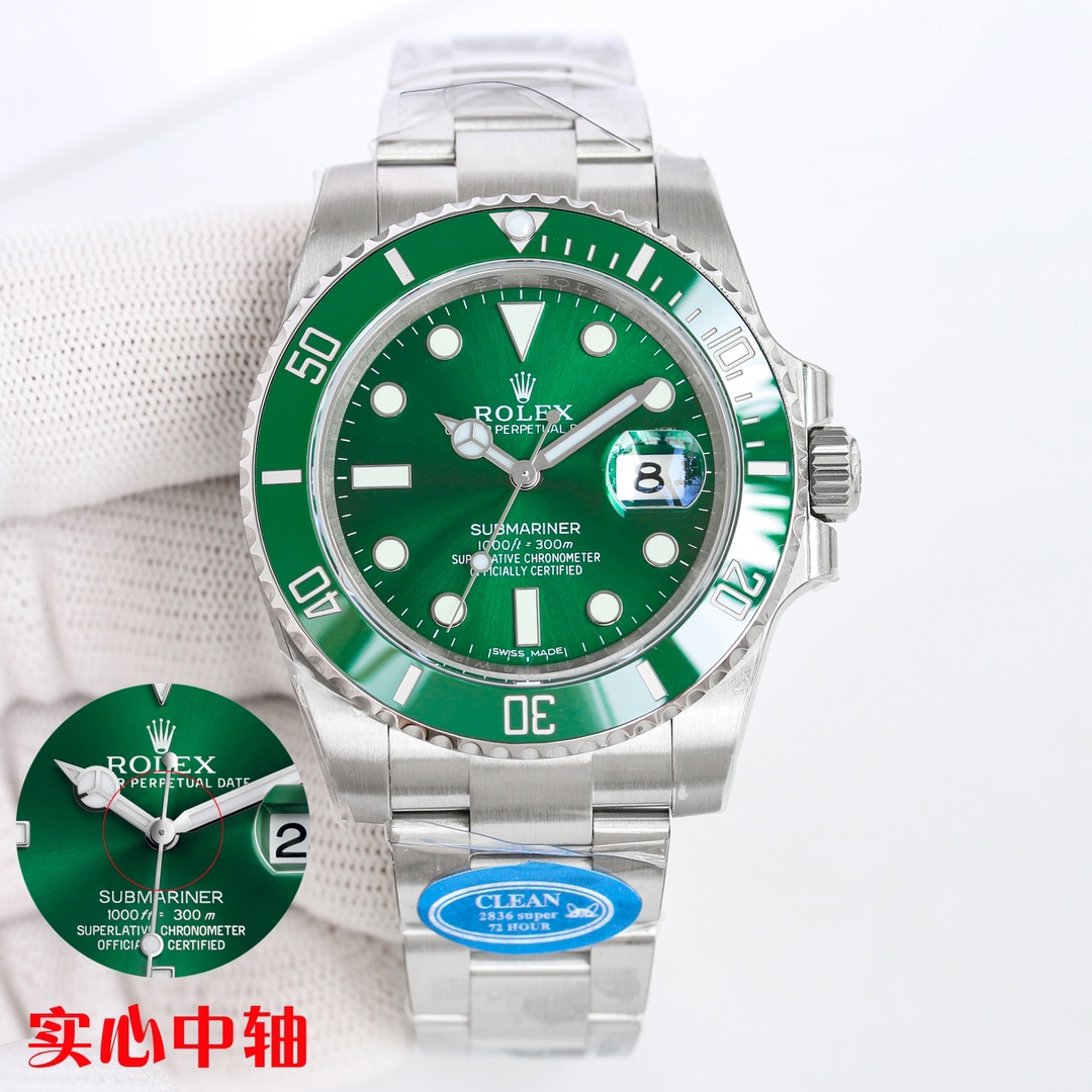Rolex Submariner White - watch0472 - Image 2