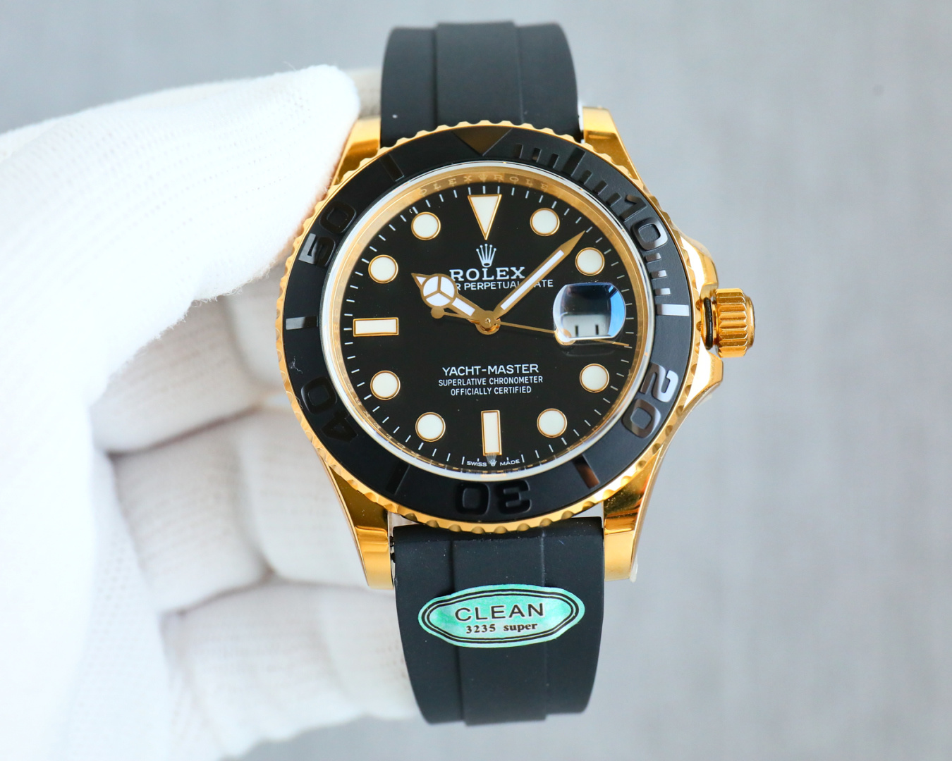Rolex Yacht-Master 40mm Black - watch0476 - Image 2