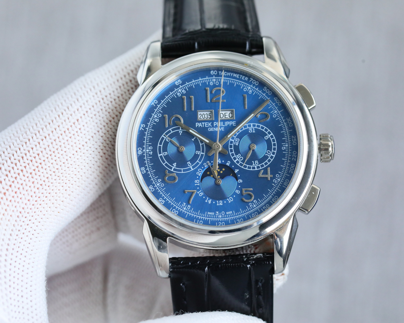 Patek Philippe Watch 41mm White / Gold - watch0479 - Image 2