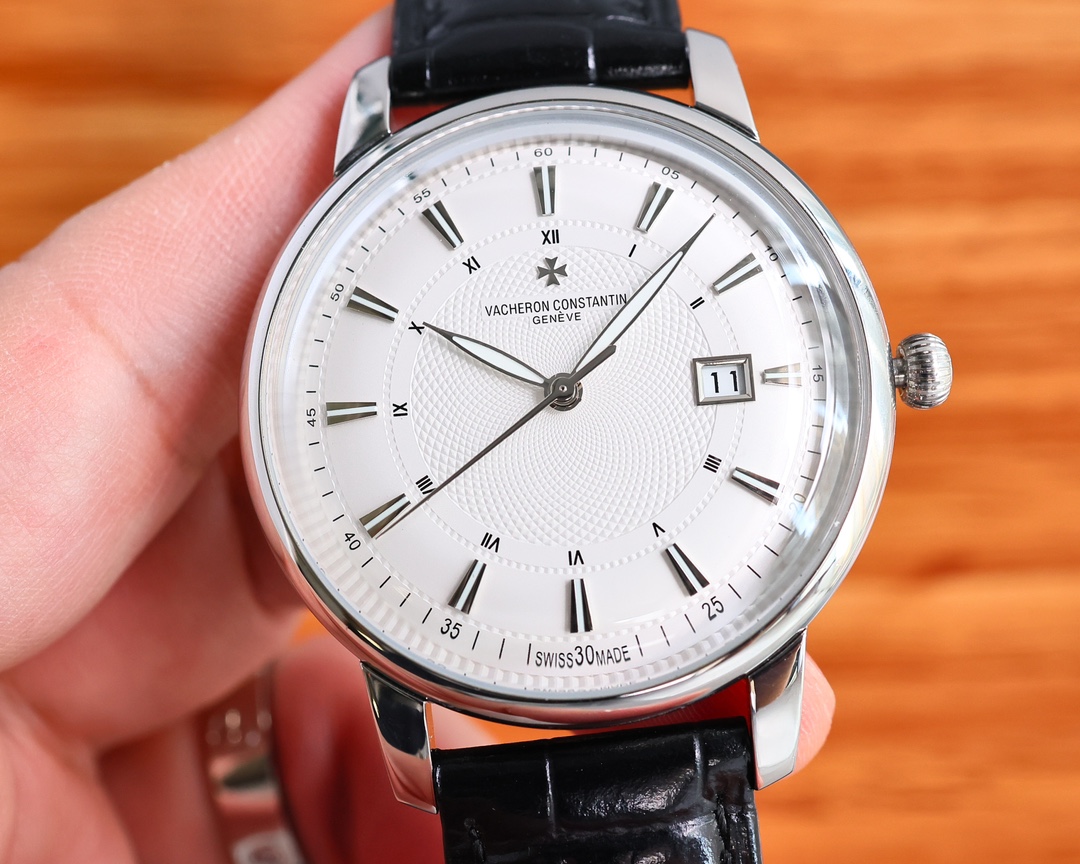 Vacheron Constantin Watch 42mm White / Gold - watch0484 - Image 2