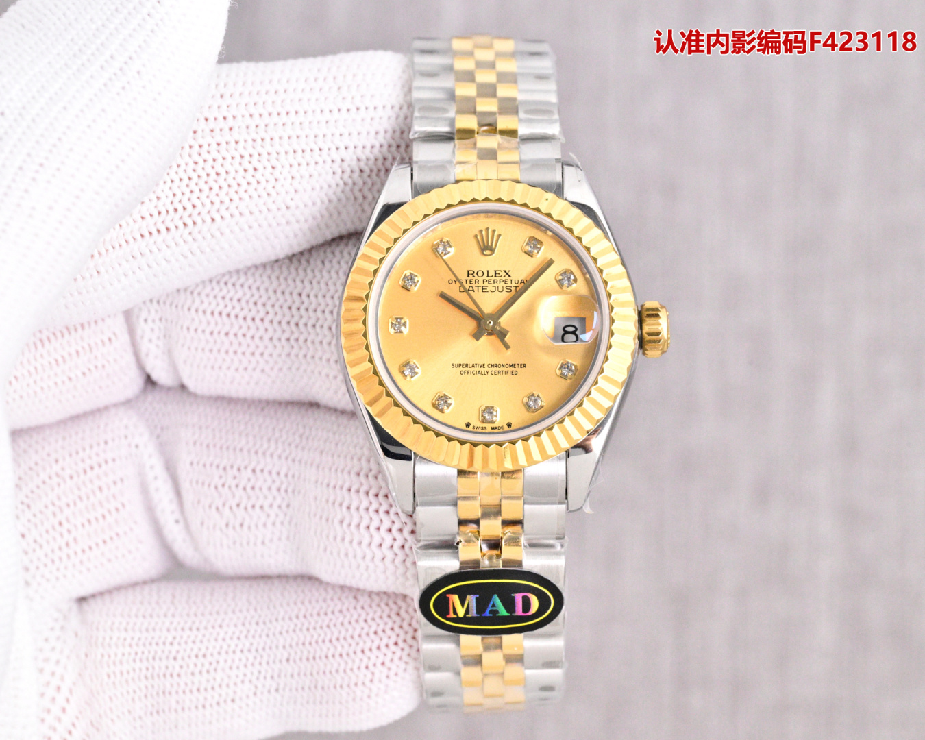 Rolex Datejust 28mm Silver - watch0501 - Image 2