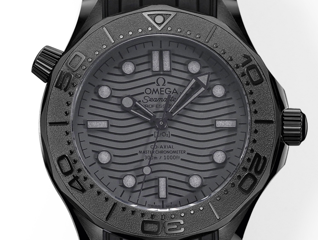 Omega Seamaster 43.5mm Black - watch0509 - Image 2
