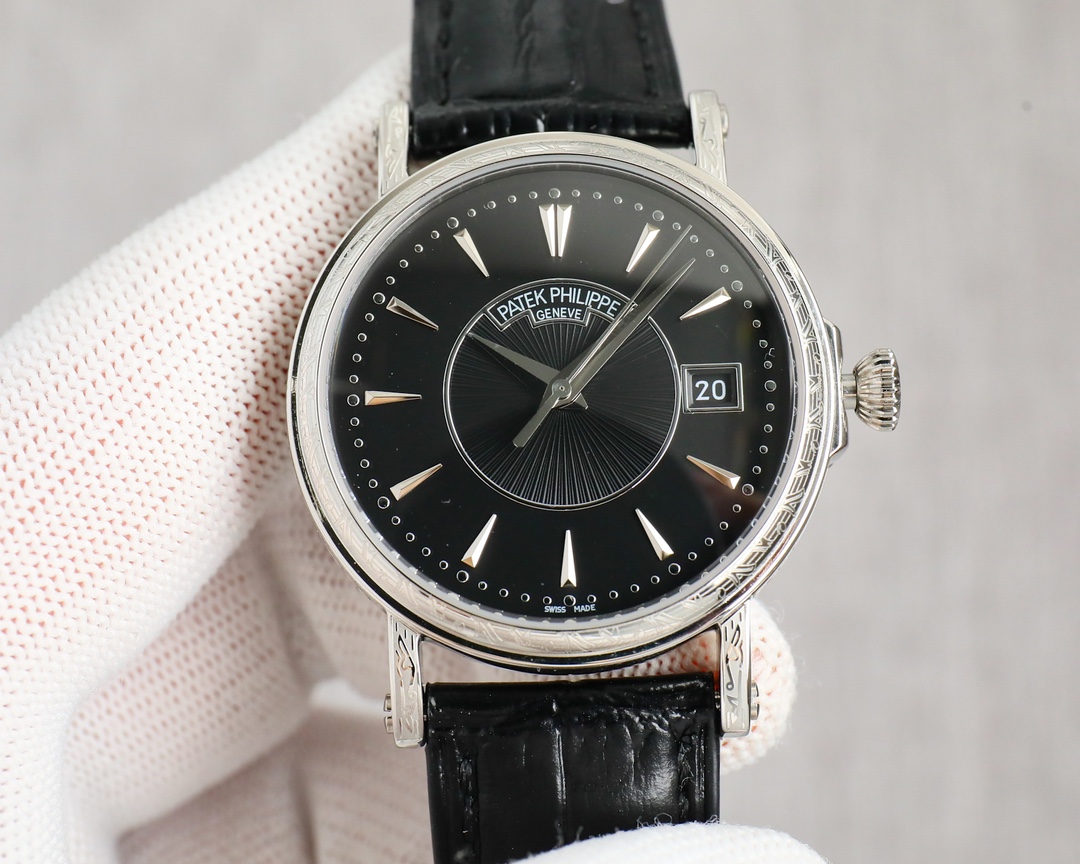 Patek Philippe Watch 38mm White / Rose Gold - watch0512 - Image 2