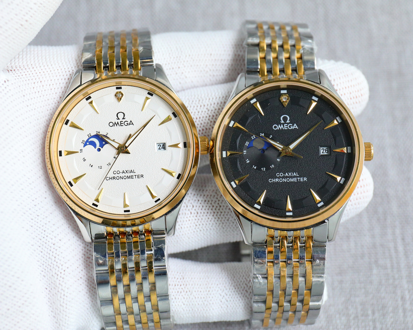 Omega De Ville 42mm White / Gold - watch0518 - Image 2