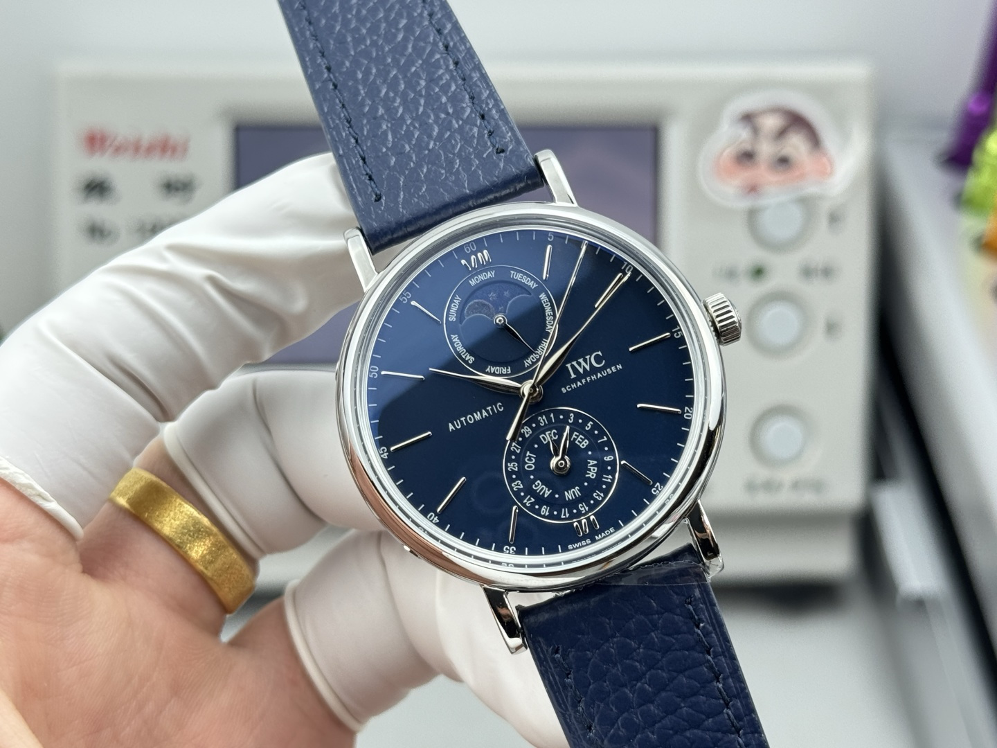 IWC Watch White / Gold - watch0524 - Image 2
