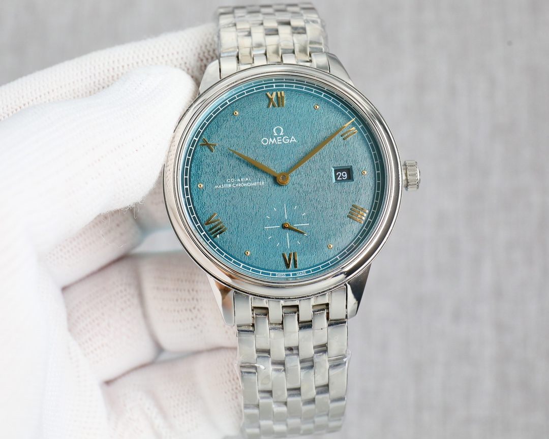 Omega De Ville Rose Gold / Silver - watch0557 - Image 2