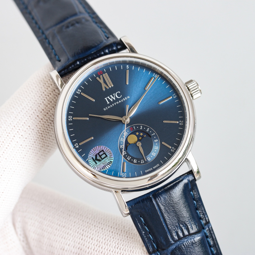 IWC Watch 39mm White / Rose Gold - watch0560 - Image 2