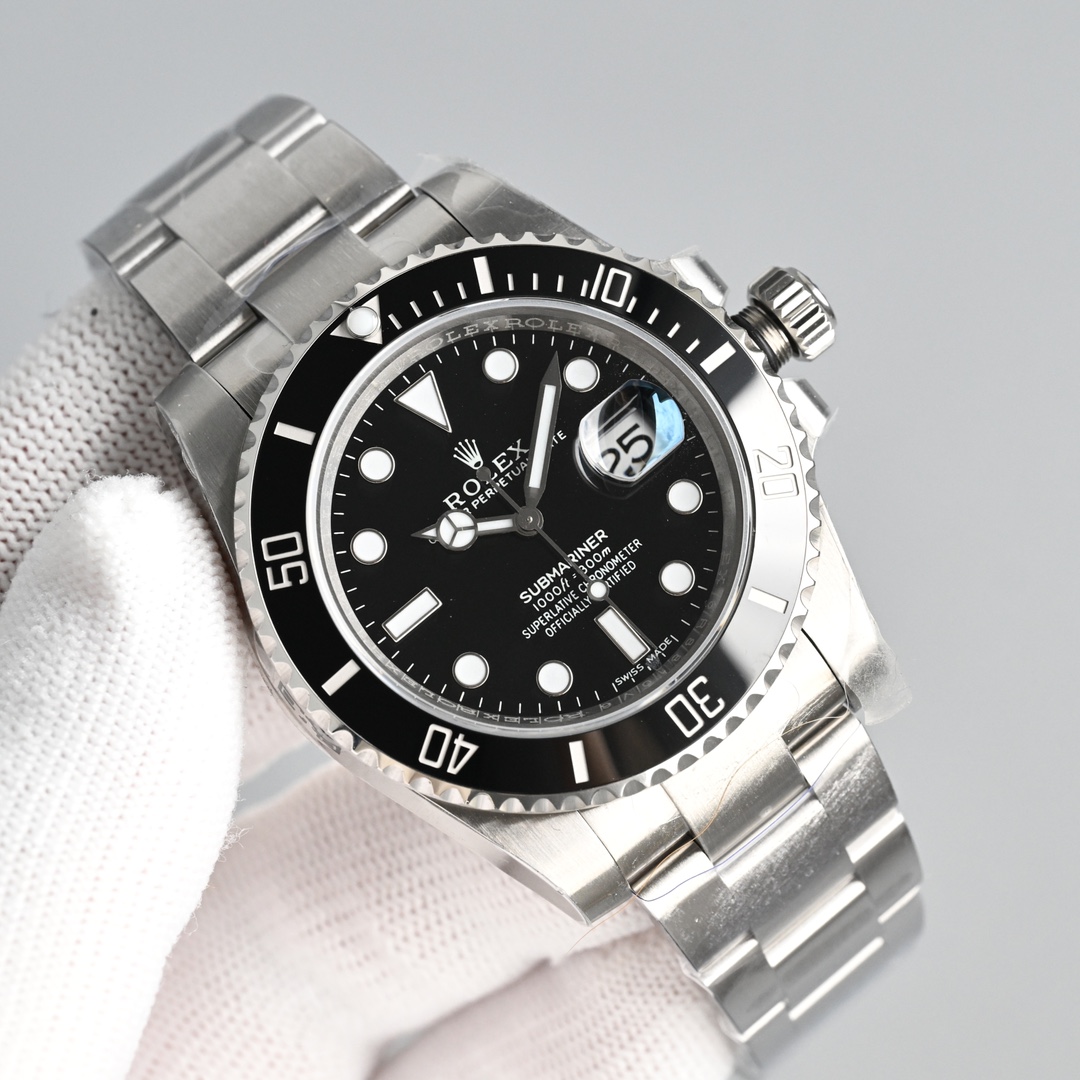 Rolex Submariner 40mm Black - watch0587 - Image 2