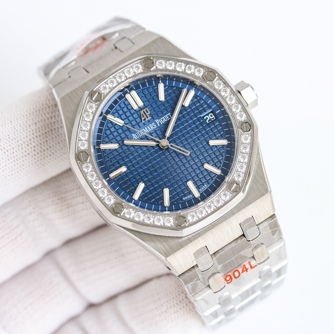 Audemars Piguet Royal Oak White / Gold - watch0619 - Image 2