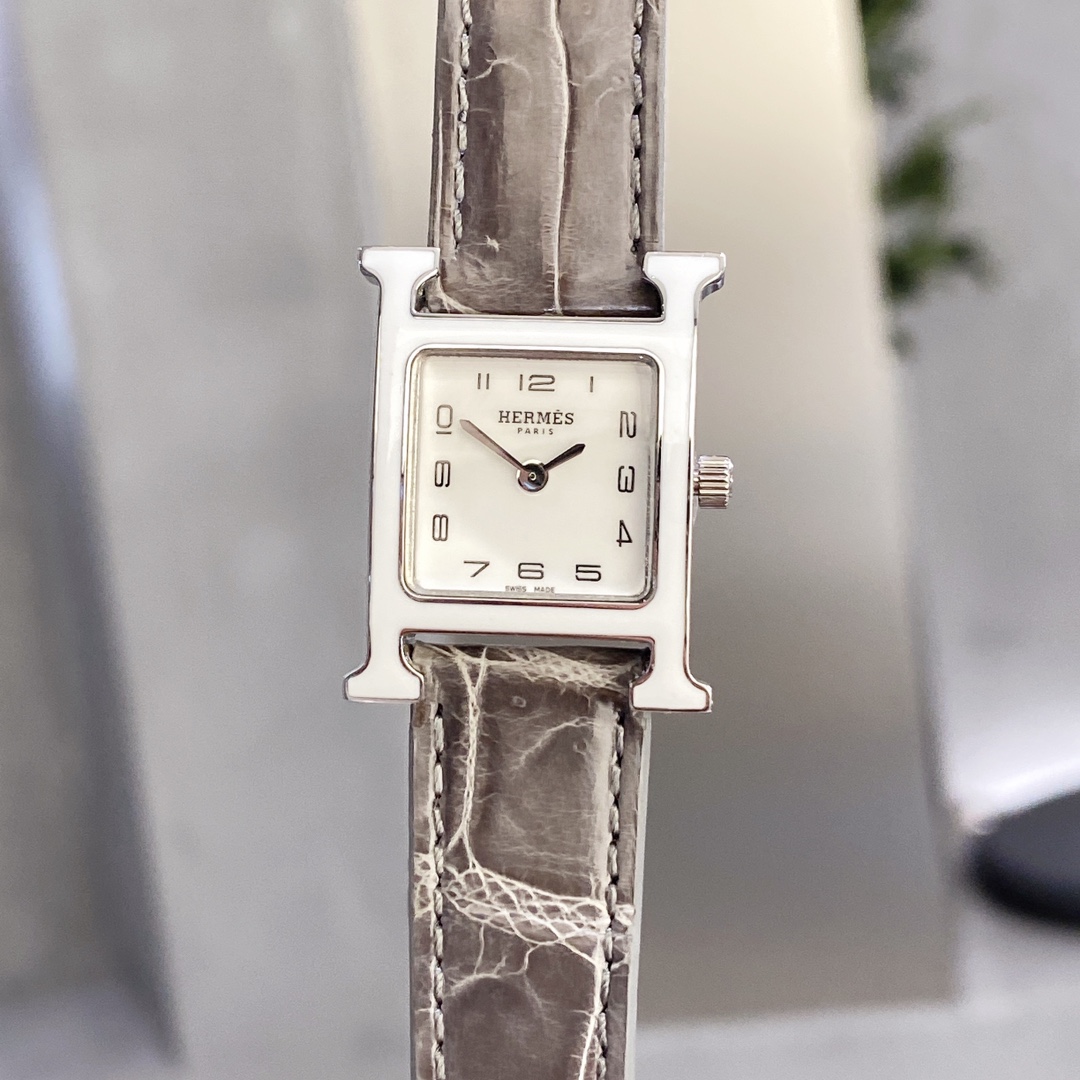Classic Watch 21mm White / Silver - watch0636 - Image 2