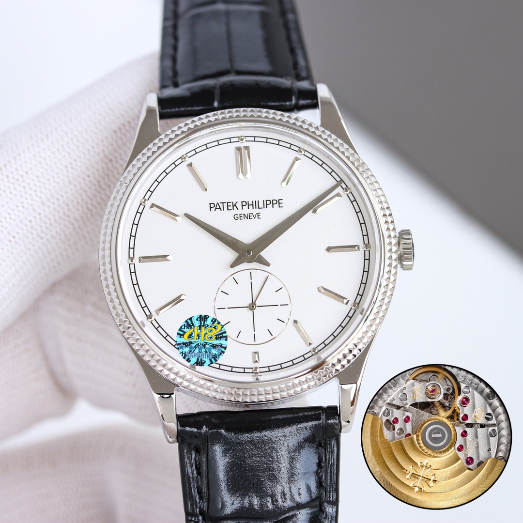 Patek Philippe Watch 39mm White / Gold - watch0658 - Image 2