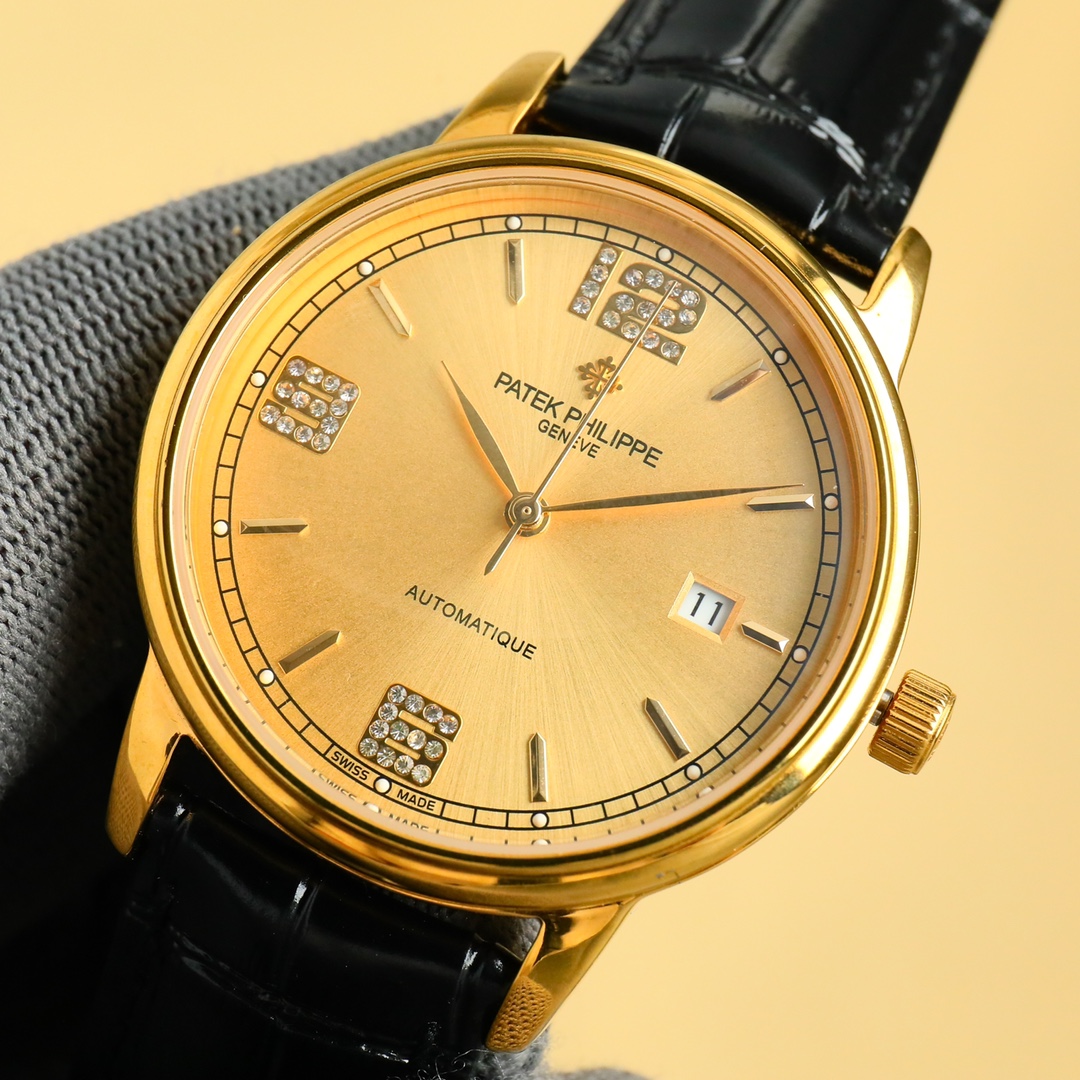 Patek Philippe Watch 40mm White / Gold - watch0672 - Image 2