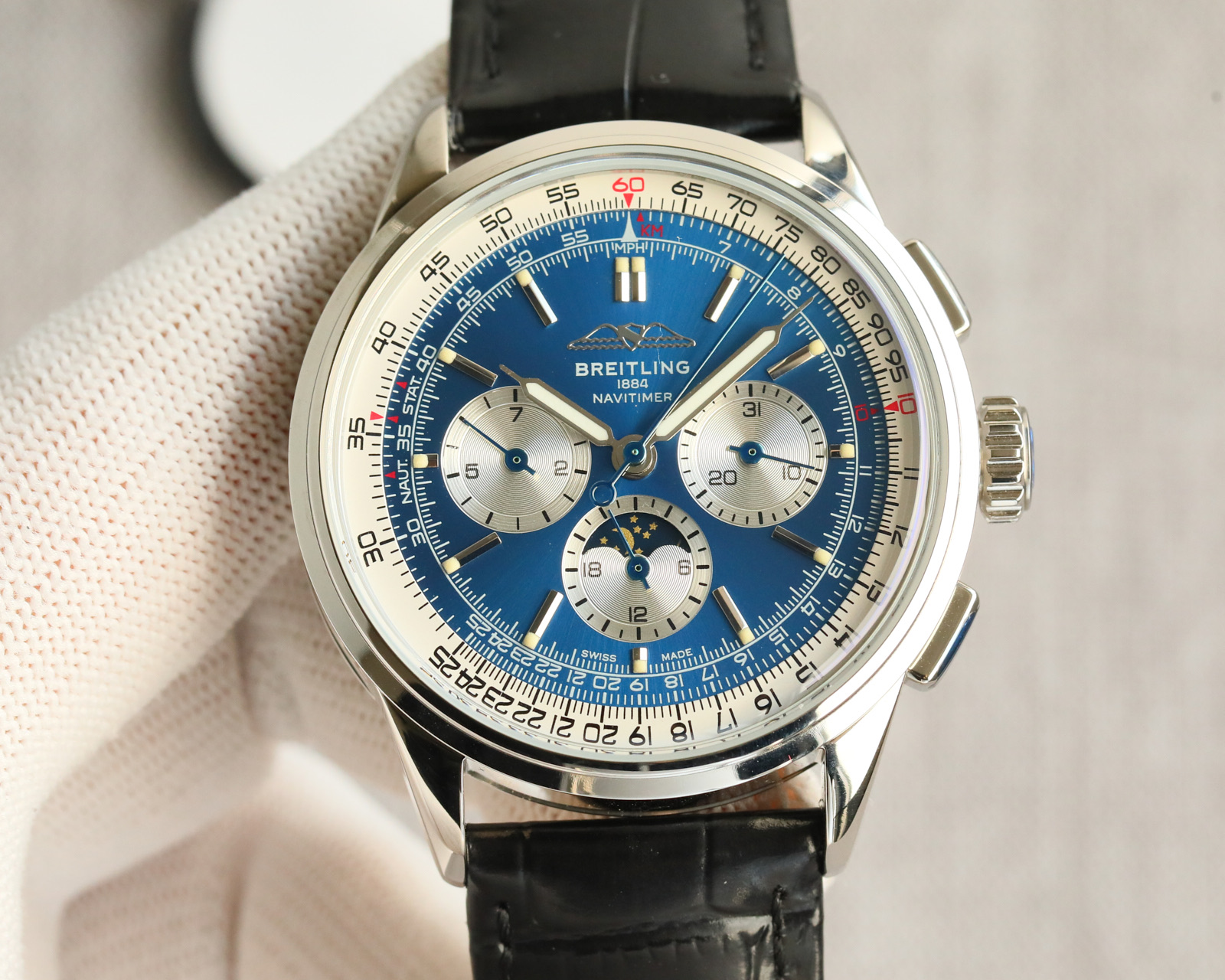 Breitling Watch 42mm White / Gold - watch0676 - Image 2
