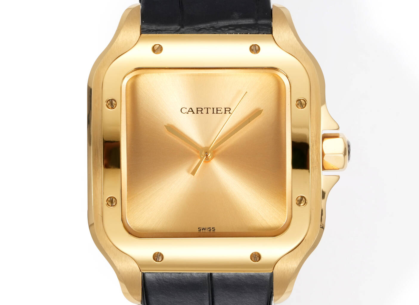 Cartier Santos Silver - watch0684 - Image 2