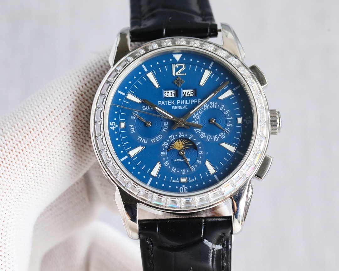Patek Philippe Watch 41mm White / Rose Gold - watch0694 - Image 2