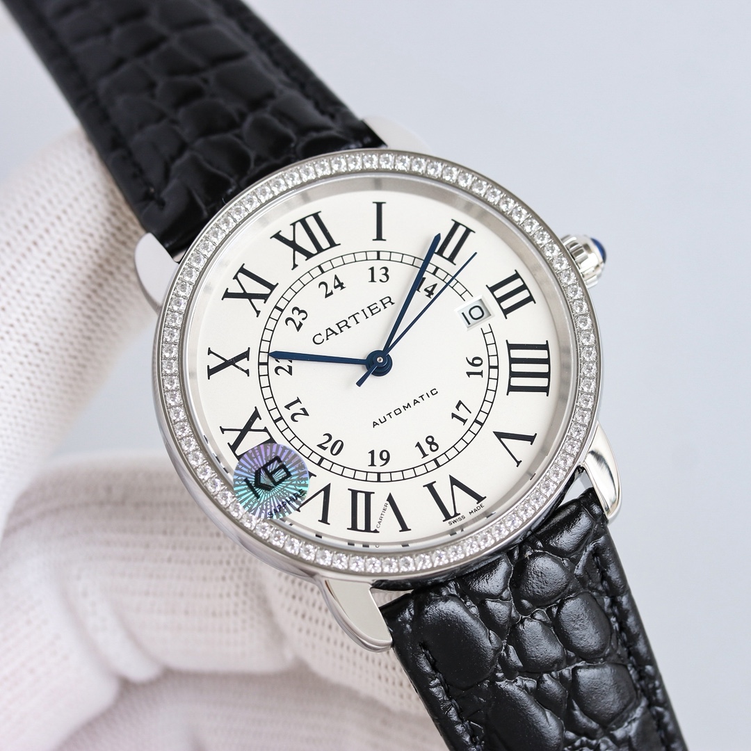 Classic Watch 36mm White / Silver - watch0733 - Image 2