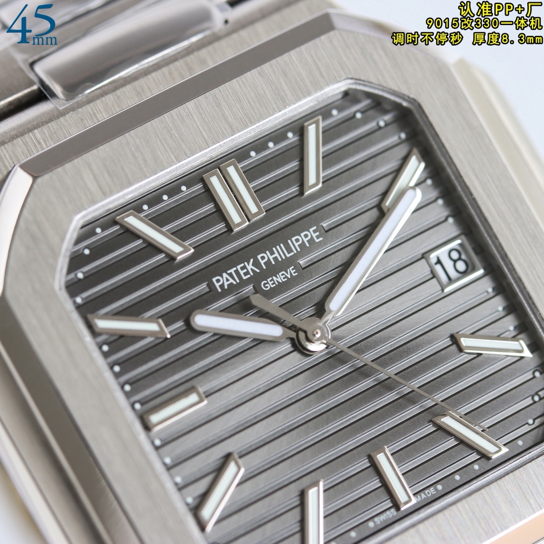 Patek Philippe Watch 40mm White / Rose Gold - watch0736 - Image 2