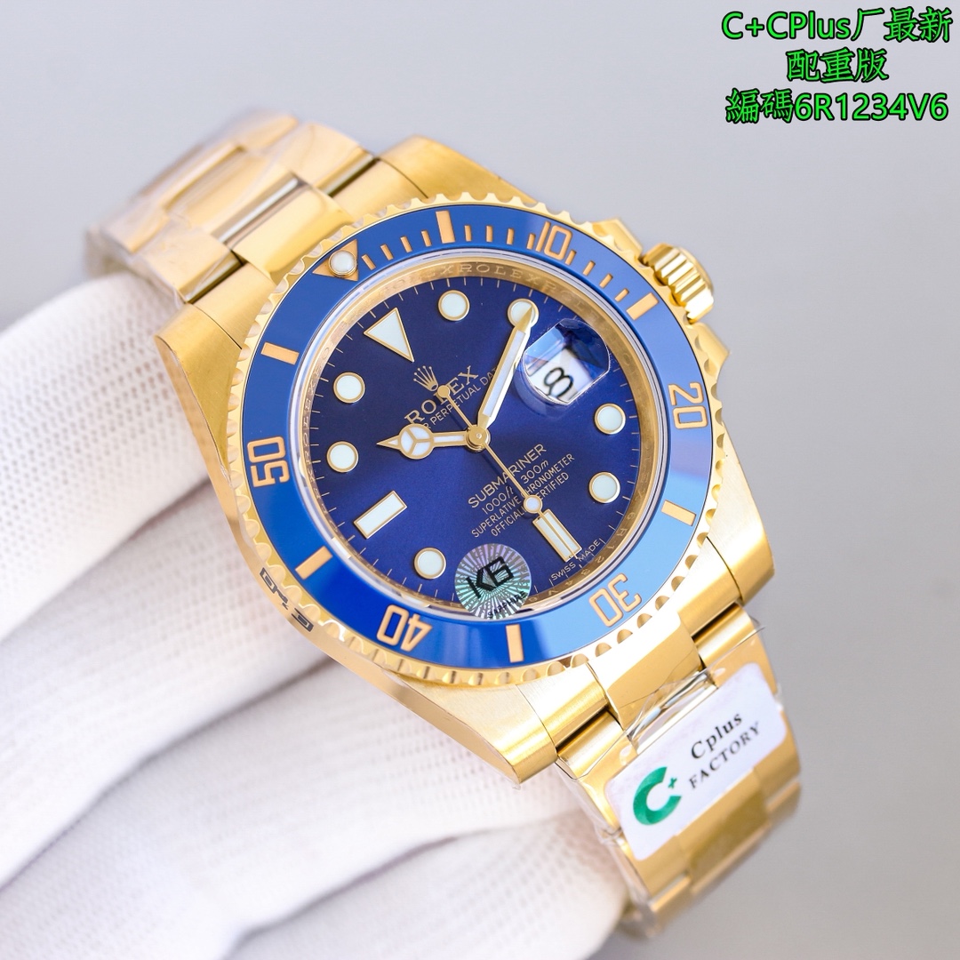 Rolex Submariner 40mm Blue / Green - watch0738 - Image 2