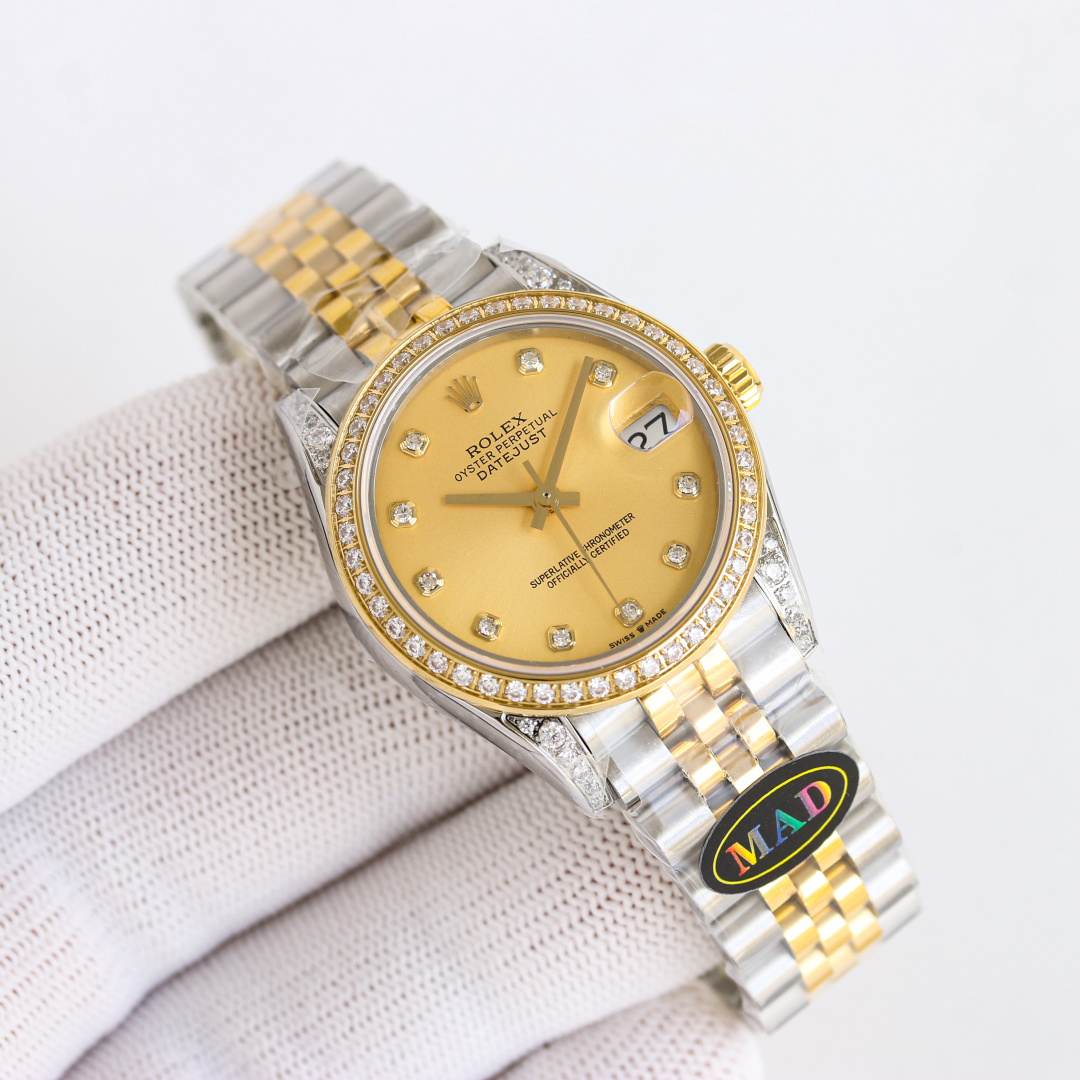 Rolex Datejust 31mm Silver - watch0766 - Image 2