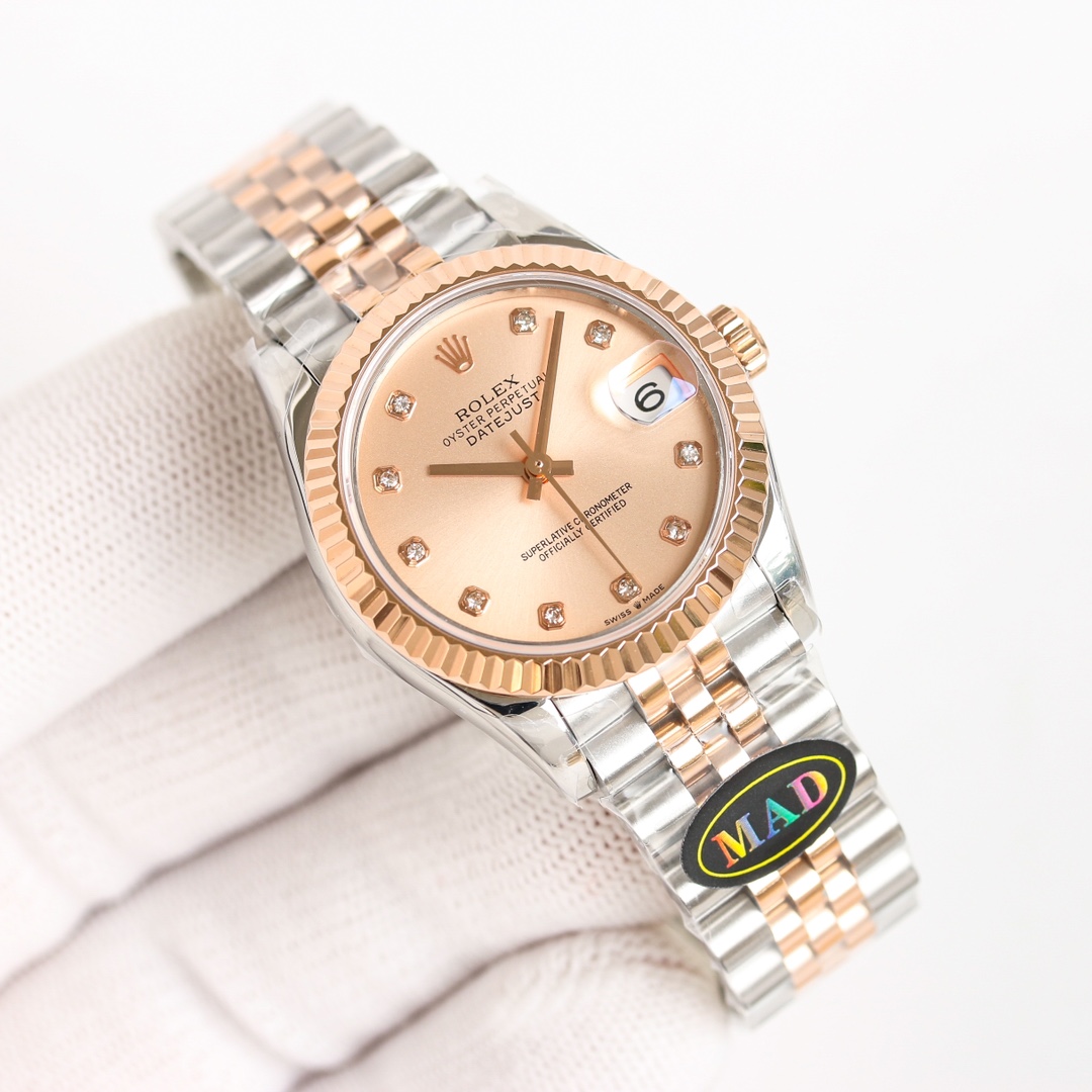Rolex Datejust 31mm Silver - watch0774 - Image 2