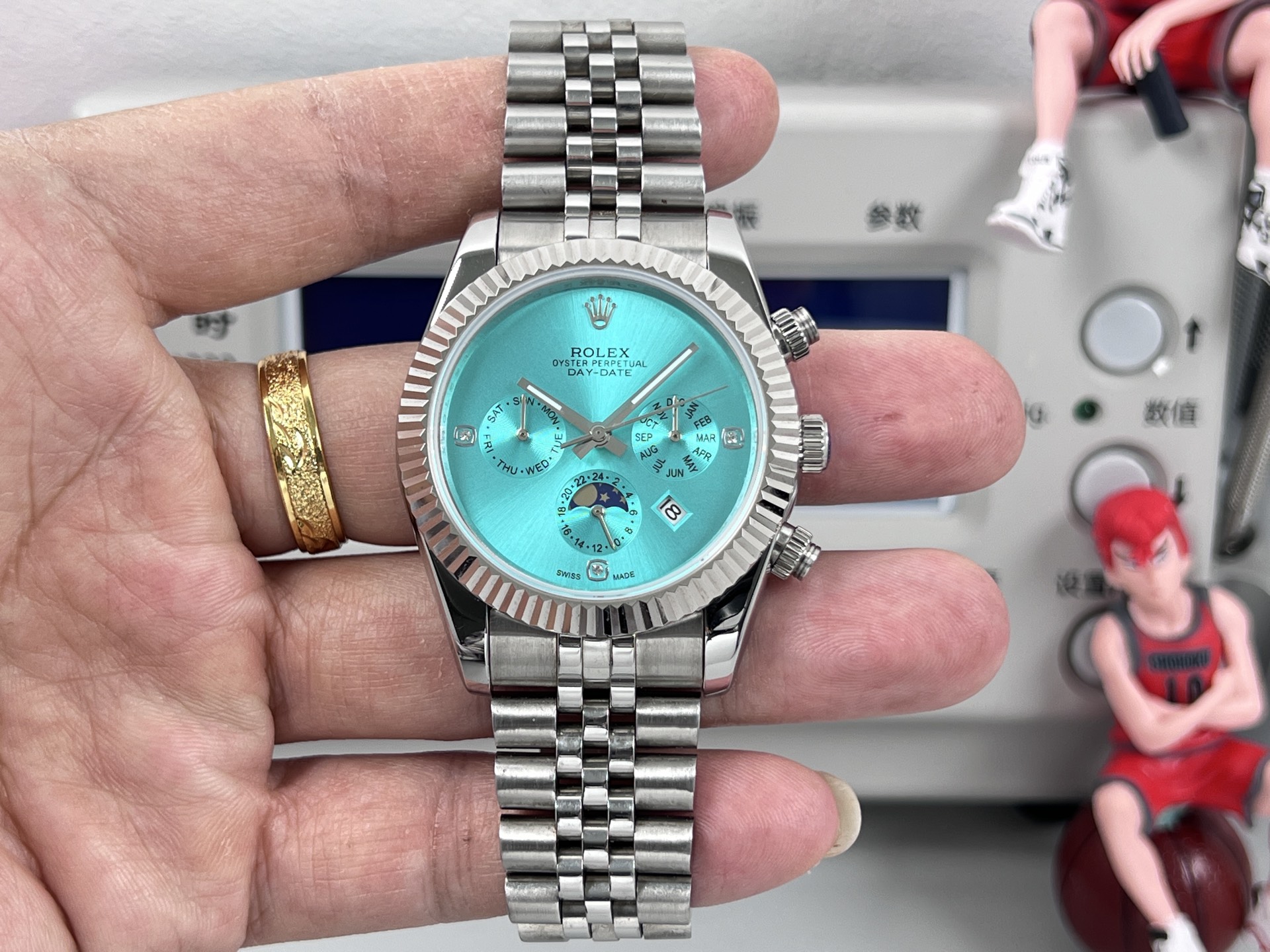 Rolex Watch 41mm Silver - watch0815 - Image 2