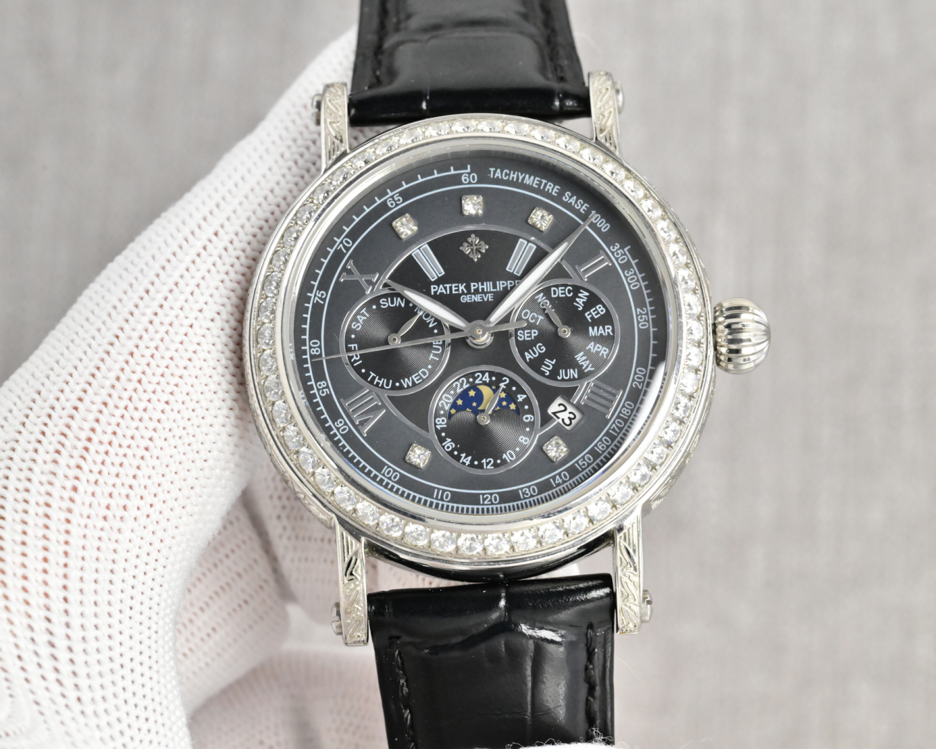 Patek Philippe Watch 42mm Silver - watch0822 - Image 2