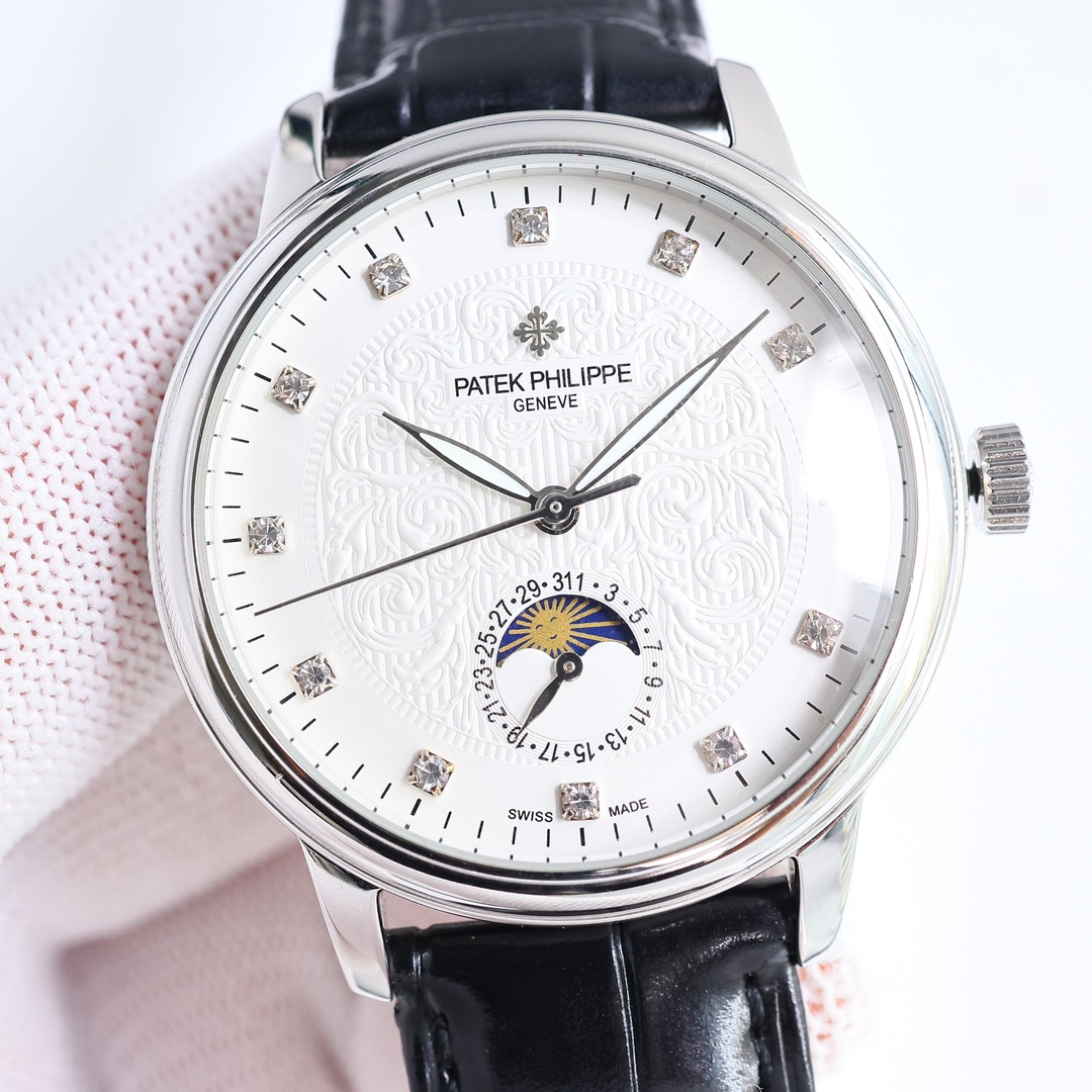 Patek Philippe Watch White / Gold - watch0829 - Image 2