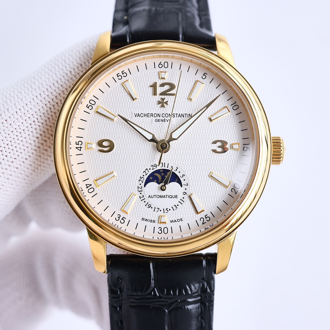 Vacheron Constantin Watch 40mm White / Gold - watch0832 - Image 2