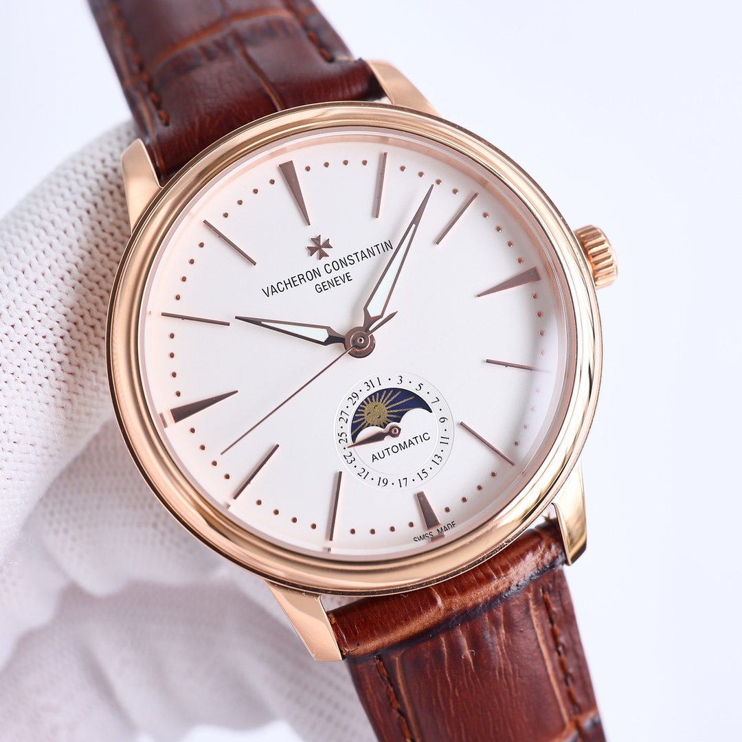 Vacheron Constantin Watch White / Gold - watch0834 - Image 2