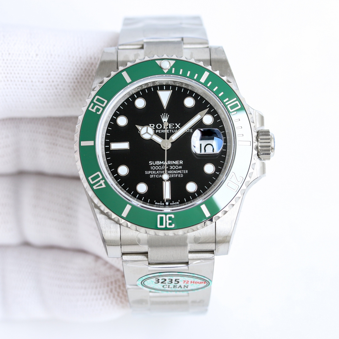 Rolex Submariner 41mm Blue / Silver - watch0866 - Image 2